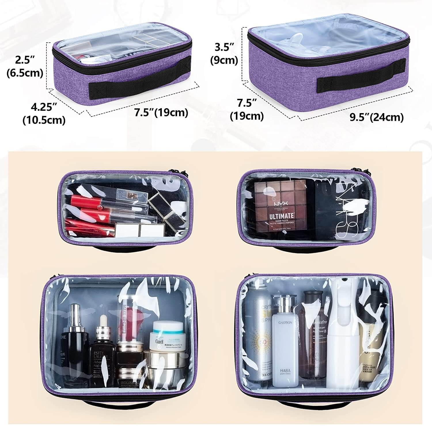 Multifunktionale Make-up-Koffer für die Reise