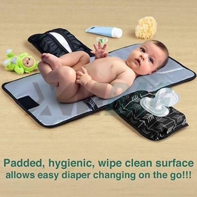 Wasserdichte tragbare Babywindel-Wickelunterlagen aus Polyester
