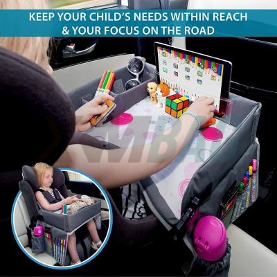 Polyester/PVC Wasserdichte Autoablagen für Kinder mit Tablet-Haltern
