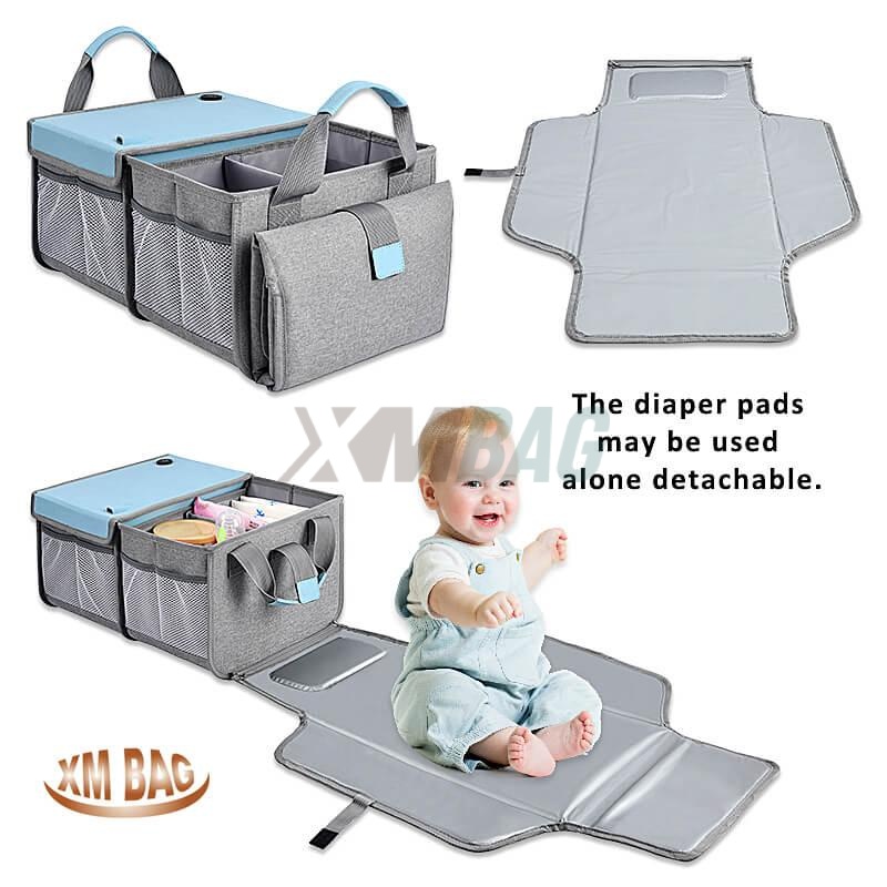 Baby Diaper Organizer With Changing Station