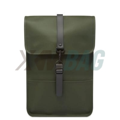 PU Leather Unisex Laptop College Backpacks