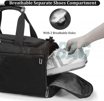 Wasserdichte 3-Wege-Sporttaschen aus Polyester mit Schuhfach
