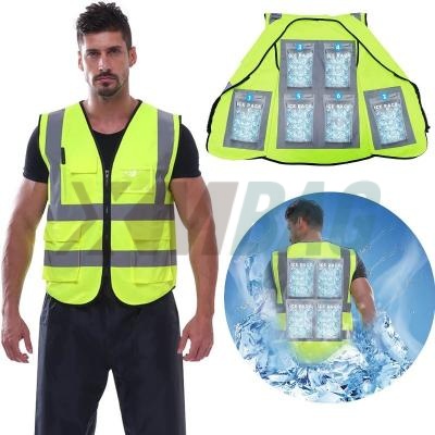 Reflective Cooling Safety Pack Vests